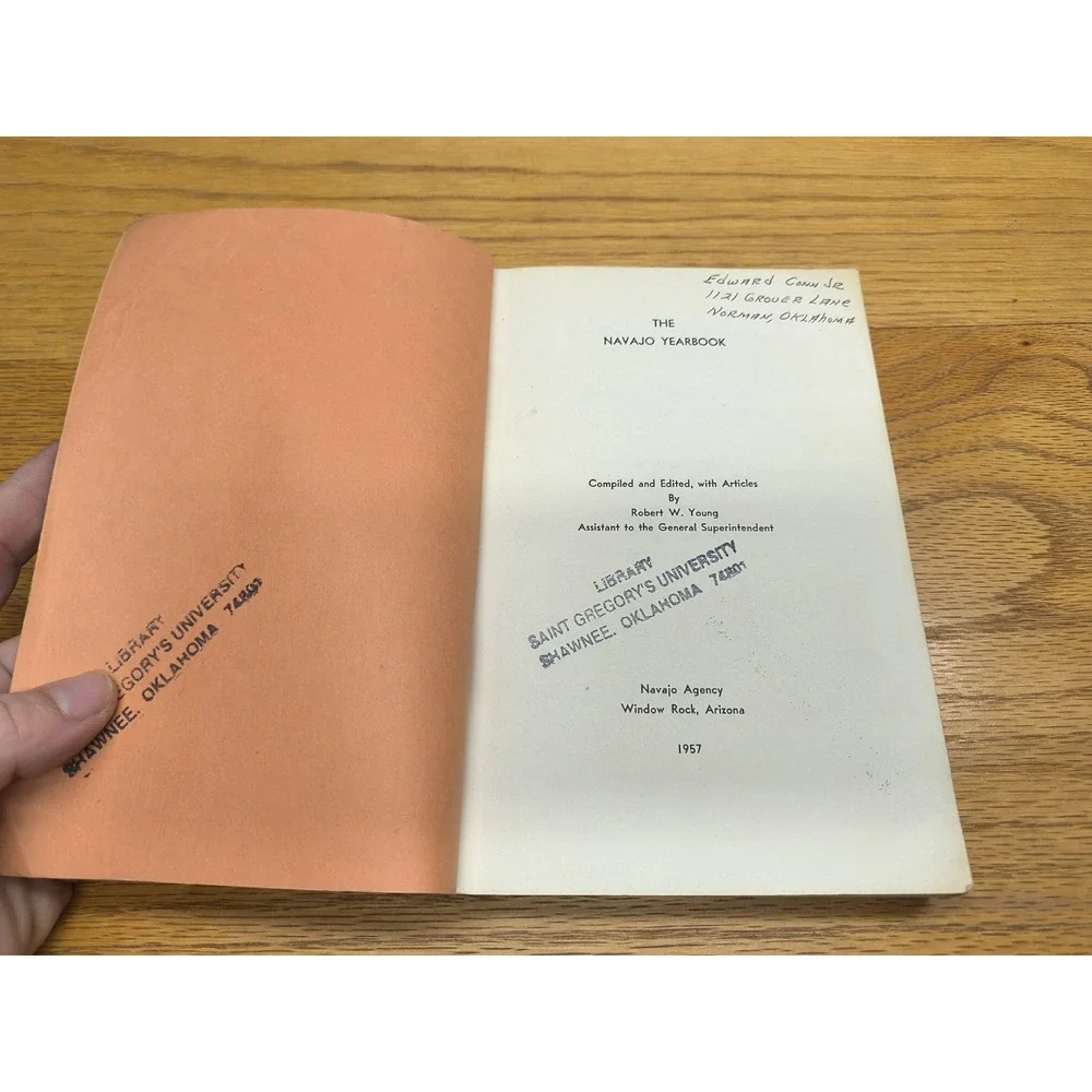 The Navajo Yearbook Fiscal‎ Year 1957 pb Indian Native American history
